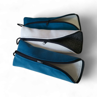 Piórnik/saszetka (odcienie niebieskiego) - 2