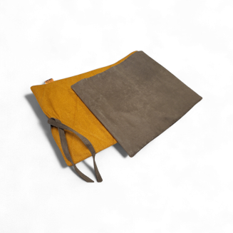 Mata AQUARIUS  pojedyncza - musztardowa - 3