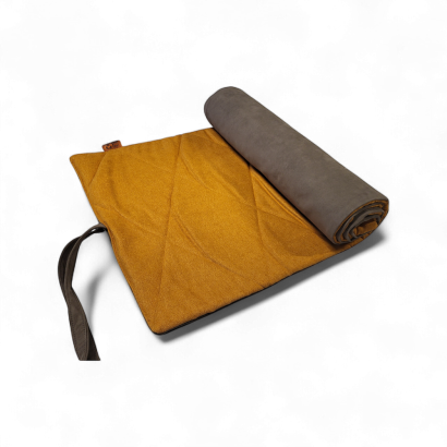 Mata AQUARIUS  pojedyncza - musztardowa