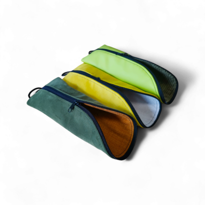 Piórnik/saszetka (odcienie zieleni)